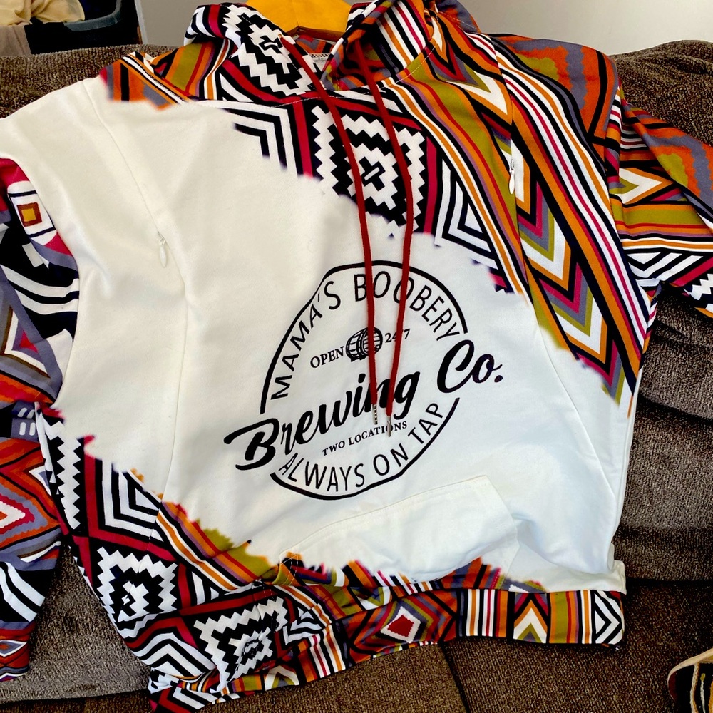 NWOT Mama’s Boobery nursing hoodie